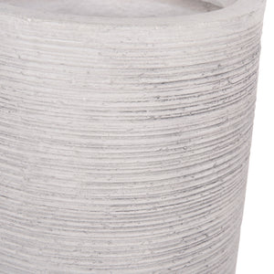 ΣΕΤ 3ΤΜΧ ΓΛΑΣΤΡΕΣ ΚΥΛΙΝΔΡΟΙ ΣΕΙΡΑ GARDENER HM4721 FIBERCLAY-ΧΡΩΜΑ CEMENT Φ42x78Υεκ