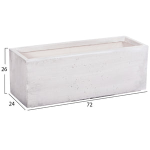 ΣΕΤ 3ΤΜΧ ΓΛΑΣΤΡΕΣ ΟΡΘΟΓΩΝΙΕΣ GARDENER HM4723 FIBERCLAY ΓΚΡΙ CEMENT 81x30x30Υεκ.