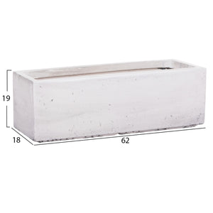 ΣΕΤ 3ΤΜΧ ΓΛΑΣΤΡΕΣ ΟΡΘΟΓΩΝΙΕΣ GARDENER HM4723 FIBERCLAY ΓΚΡΙ CEMENT 81x30x30Υεκ.