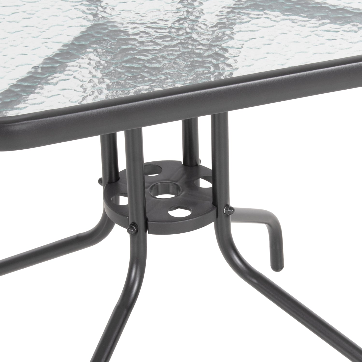 ΣΕΤ 3ΤΜΧ ΜΕ ΤΡΑΠΕΖΙ FIGO 70Χ70Χ72Υ & ΠΟΛΥΘΡΟΝΕΣ LAURA ΓΚΡΙ ΧΡΩΜΑ HM10469 - Pakobazaar