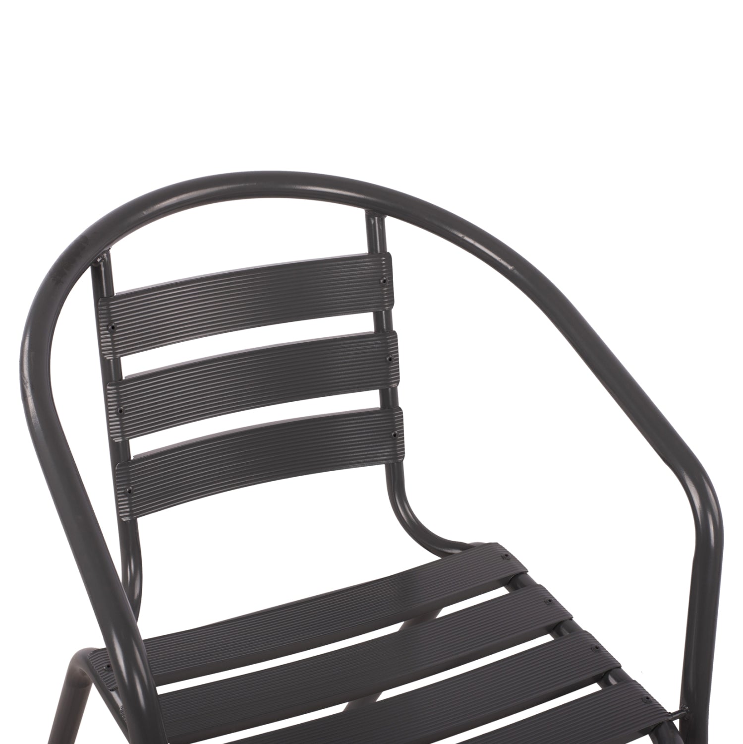 ΣΕΤ 3ΤΜΧ ΜΕ ΤΡΑΠΕΖΙ FIGO 70Χ70Χ72Υ & ΠΟΛΥΘΡΟΝΕΣ LAURA ΓΚΡΙ ΧΡΩΜΑ HM10469 - Pakobazaar