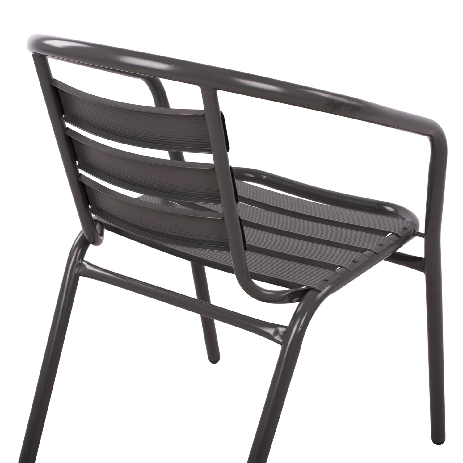 ΣΕΤ 3ΤΜΧ ΜΕ ΤΡΑΠΕΖΙ FIGO 70Χ70Χ72Υ & ΠΟΛΥΘΡΟΝΕΣ LAURA ΓΚΡΙ ΧΡΩΜΑ HM10469 - Pakobazaar