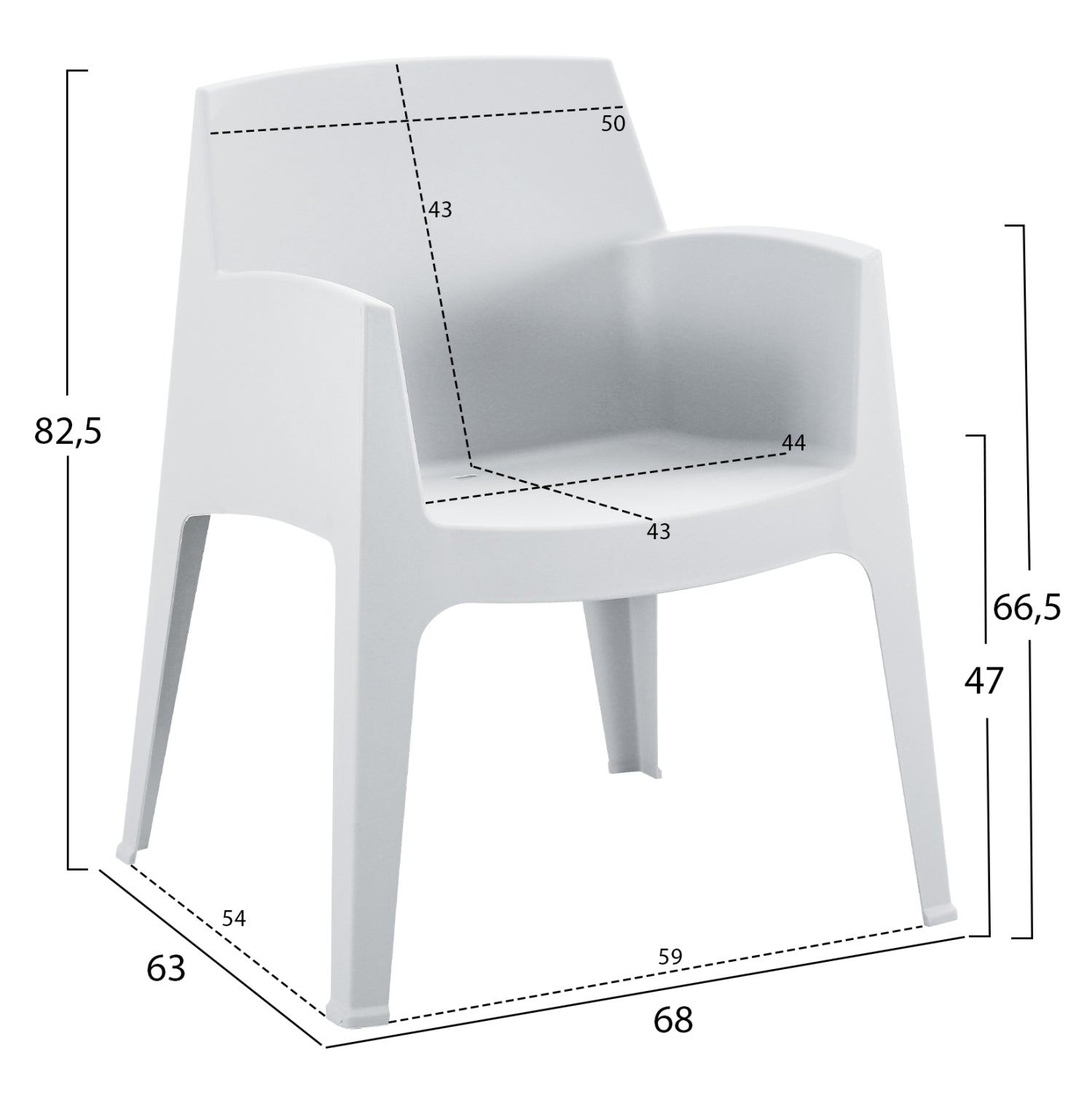 ΣΕΤ 3ΤΜΧ ΠΟΛΥΠΡΟΠΥΛΕΝΙΟΥ SLEEK HM21267.01 ΤΡΑΠΕΖΑΚΙ & 2 ΠΟΛΥΘΡΟΝΕΣ-ΛΕΥΚΟ - Pakobazaar