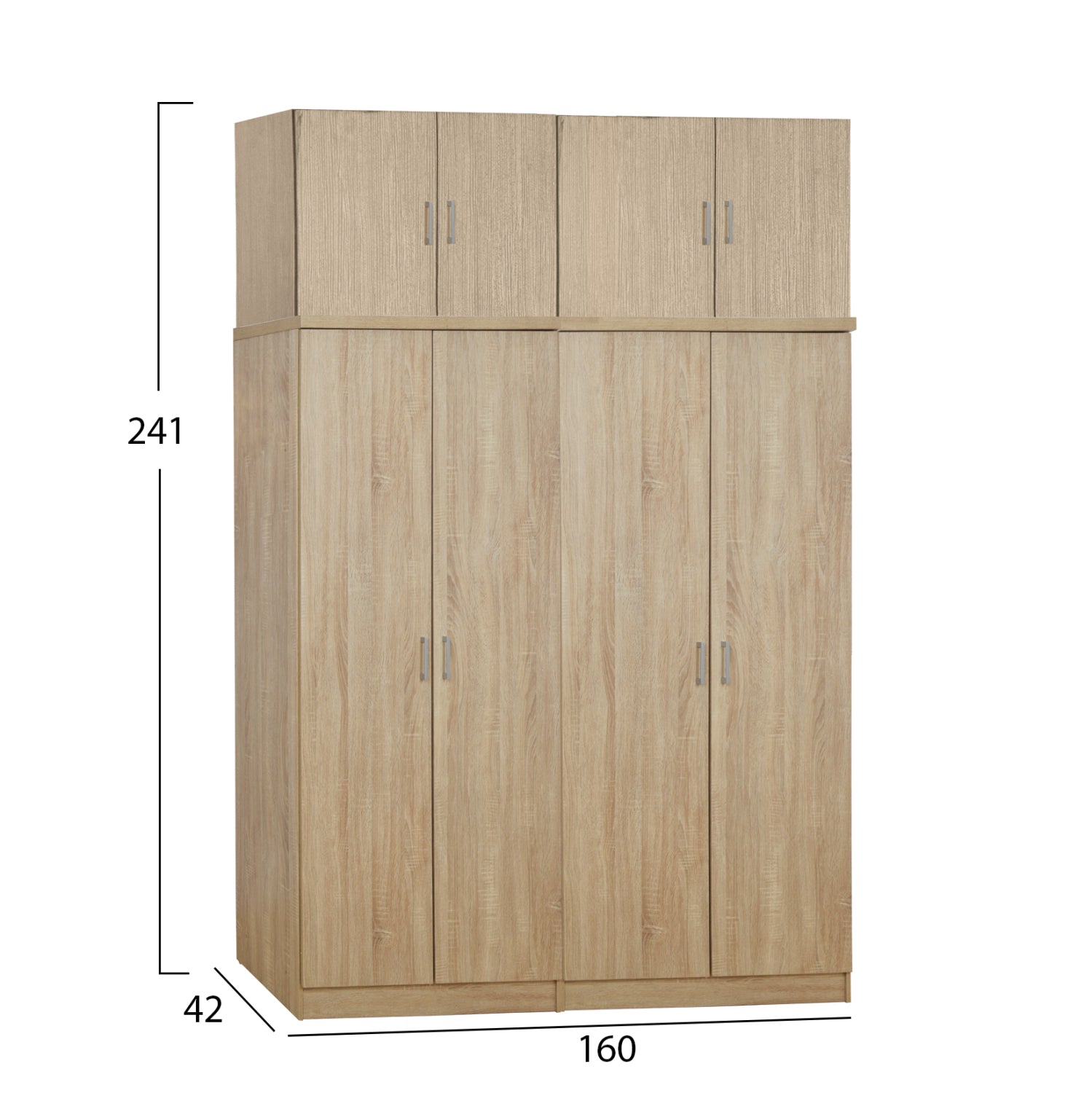 ΣΕΤ 4 ΤΜΧ ΝΤΟΥΠΑΛΑ 4ΦΥΛΛΗ ΜΕ ΠΑΤΑΡΙ SONAMA 160X42X241 HM11353.02 - Pakobazaar