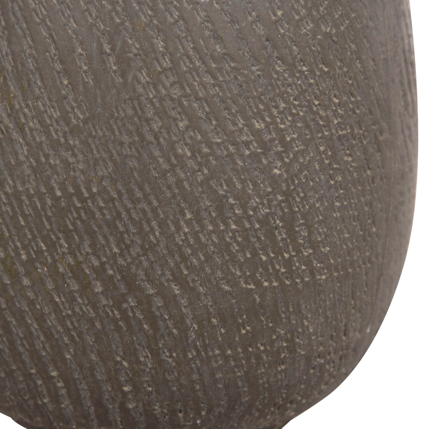 ΣΕΤ 4ΤΜΧ ΓΛΑΣΤΡΕΣ ΣΤΡΟΓΓΥΛΕΣ GARDENER HM4726 FIBERCLAY ΓΚΡΙΖΟΠΡΑΣΙΝΟ Φ52x55Υεκ