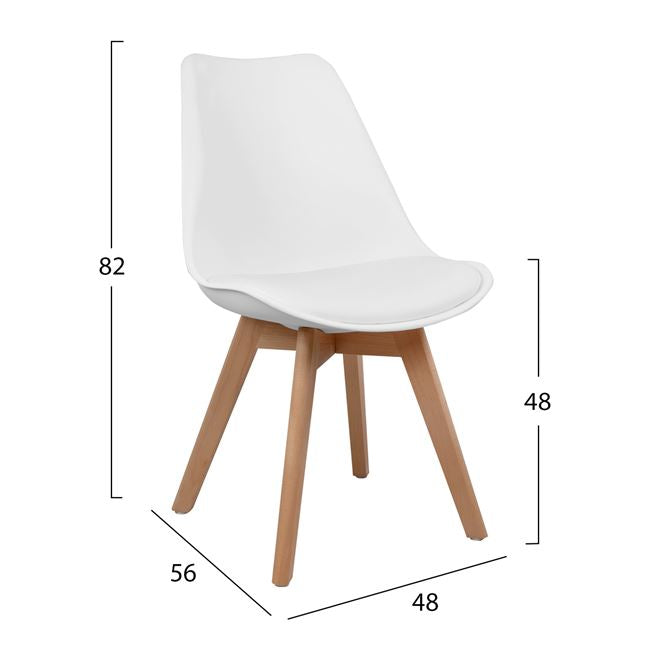 ΣΕΤ 5ΤΜΧ ΤΡΑΠΕΖΙ MINIMAL ΜΑΥΡΟ & VEGAS ΛΕΥΚΕΣ HM10601 80x80x74 cm. - Pakobazaar