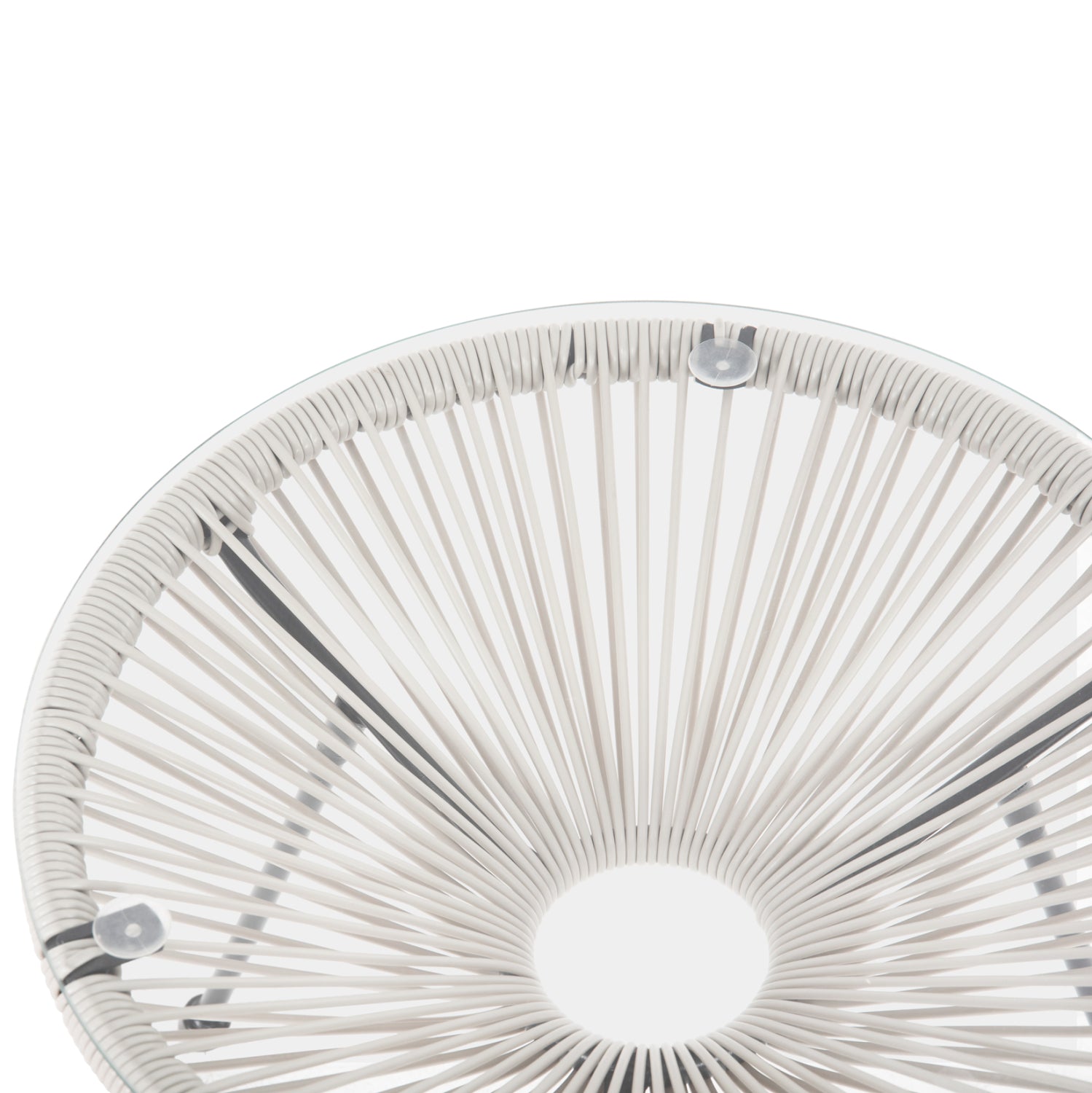 ΣΕΤ ΕΞΩΤΕΡΙΚΟΥ ΧΩΡΟΥ 3ΤΜΧ ACAPULCO HM11861.12 P.E.RATTAN ΛΕΥΚΟ-ΜΕΤΑΛΛΟ ΣΕ ΜΑΥΡΟ - Pakobazaar