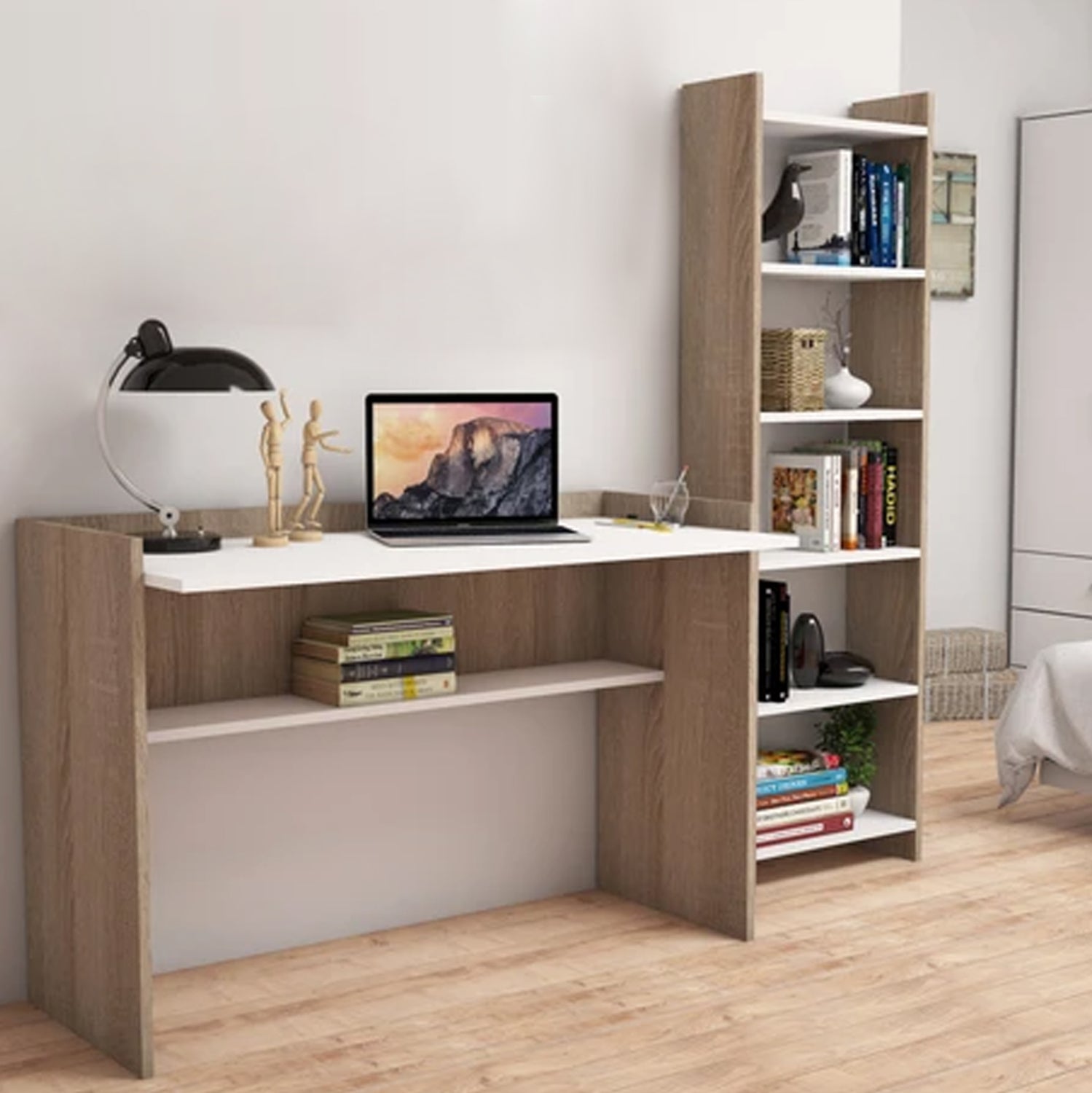 ΣΕΤ ΓΡΑΦΕΙΟΥ 2 ΤΜΧ HM11774.12 ΜΕΛΑΜΙΝΗ SONΟMA - ΛΕΥΚΟ - Pakobazaar