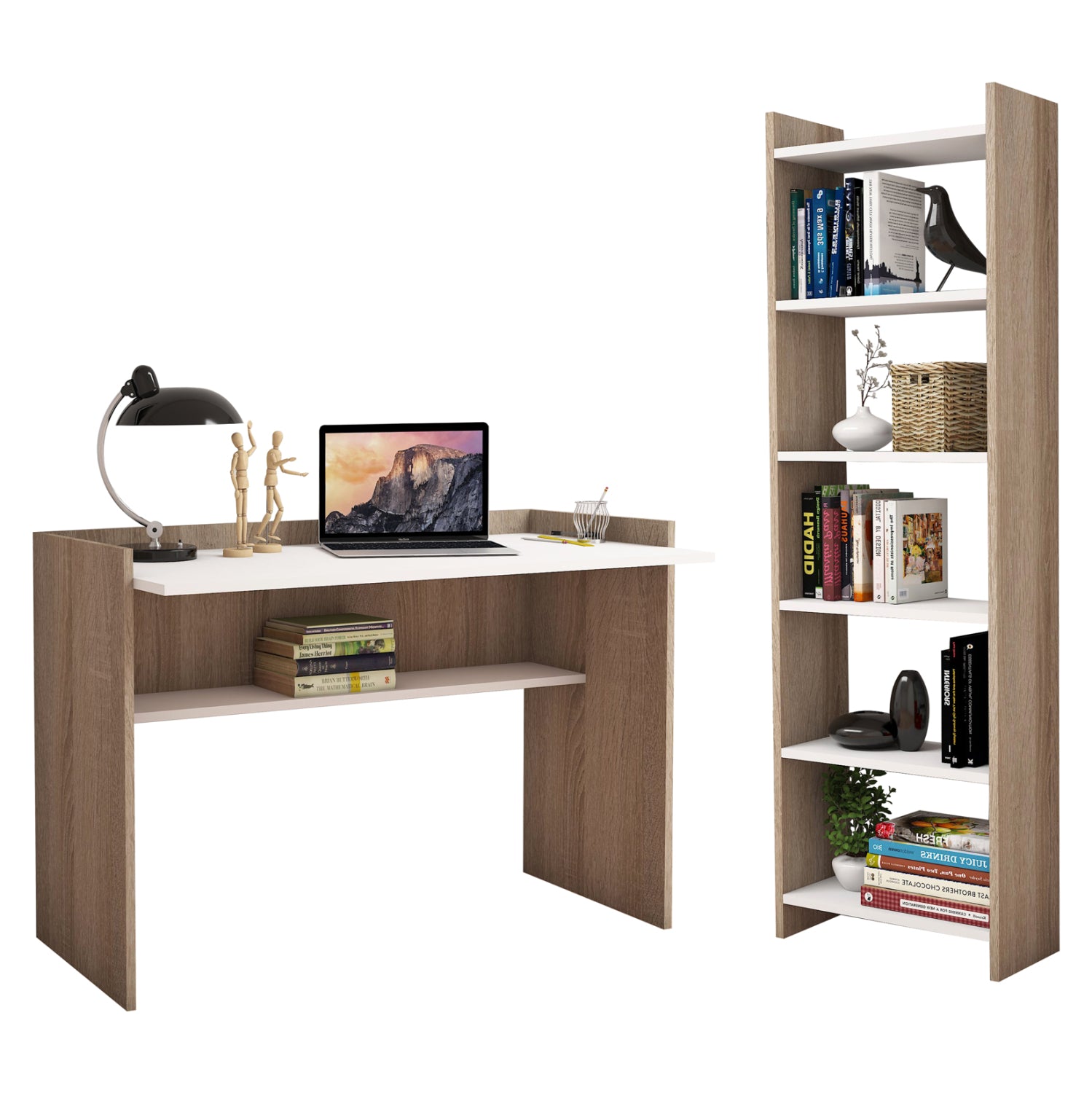 ΣΕΤ ΓΡΑΦΕΙΟΥ 2 ΤΜΧ HM11774.12 ΜΕΛΑΜΙΝΗ SONΟMA - ΛΕΥΚΟ - Pakobazaar