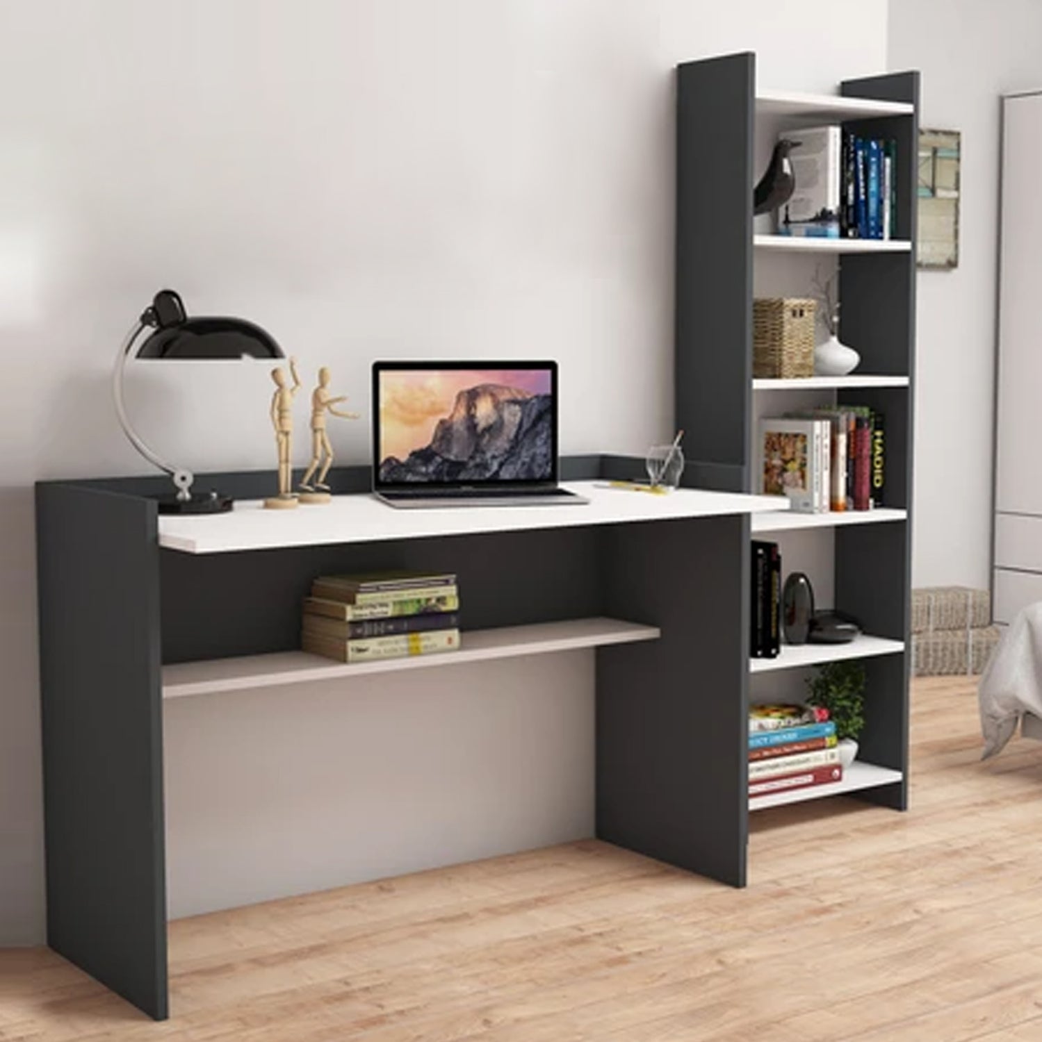 ΣΕΤ ΓΡΑΦΕΙΟΥ 2ΤΜΧ HM11774.13 ΜΕΛΑΜΙΝΗ ΓΚΡΙ-ΛΕΥΚΗ - Pakobazaar