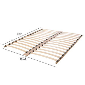 ΣΕΤ ΚΡΕΒΑΤΟΚΑΜΑΡΑΣ 5ΤΜΧ ADLER HM11758 ΜΕΛΑΜΙΝΗ SONAMA OAK-ΓΙΑ ΣΤΡΩΜΑ 160x200εκ - Pakobazaar