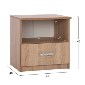ΣΕΤ ΚΡΕΒΑΤΟΚΑΜΑΡΑΣ 6ΤΜΧ ADLER HM11759 ΜΕΛΑΜΙΝΗ SONAMA OAK-ΓΙΑ ΣΤΡΩΜΑ 160x200εκ - Pakobazaar