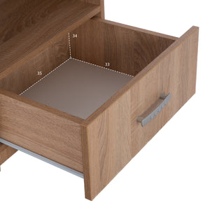 ΣΕΤ ΚΡΕΒΑΤΟΚΑΜΑΡΑΣ 6ΤΜΧ ADLER HM11759 ΜΕΛΑΜΙΝΗ SONAMA OAK-ΓΙΑ ΣΤΡΩΜΑ 160x200εκ - Pakobazaar