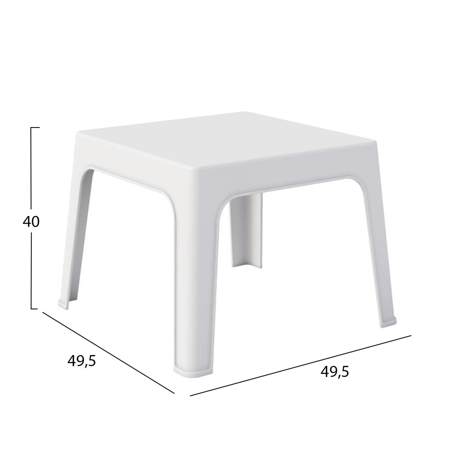 ΣΕΤ LOUNGE 3ΤΜΧ SLEEK HM21274.01 ΛΕΥΚΟ ΠΟΛΥΠΡΟΠΥΛΕΝΙΟ - Pakobazaar