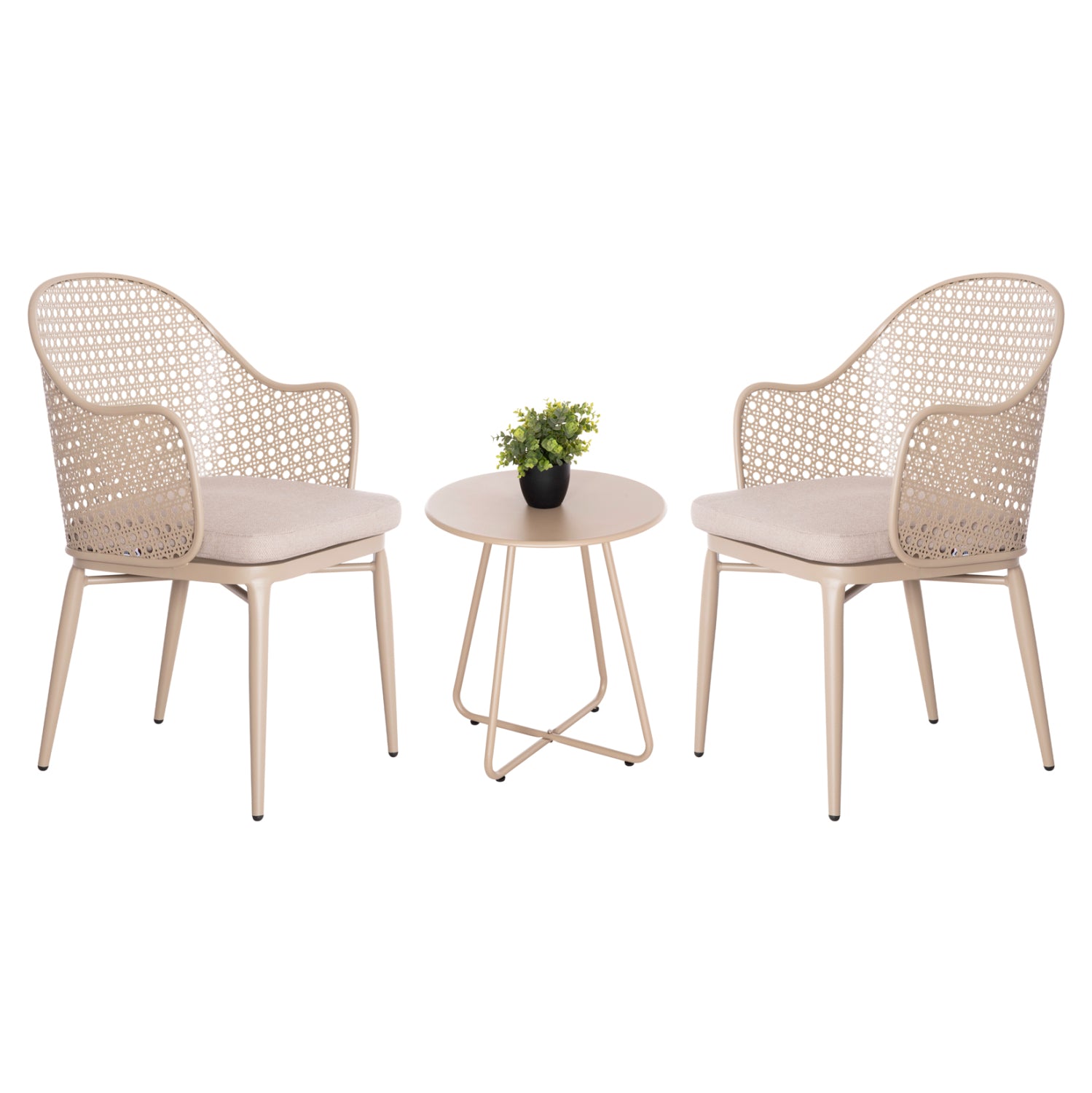 ΣΕΤ LOUNGE 3TMX ΕΞ.ΧΩΡΟΥ OREGO HM21107.03 ΑΛΟΥΜΙΝΙΟ & ΜΕΤΑΛΛΟ ΣΕ ΚΑΠΟΥΤΣΙΝΟ - Pakobazaar