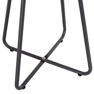 ΣΕΤ LOUNGE 3TMX ΕΞ.ΧΩΡΟΥ PONY HM21193 ΜΕΤΑΛΛΟ ΣΕ ΓΚΡΙ--ΣΥΝΘ.RATTAN ΣΕ ΛΕΥΚΟ-ΜΑΥΡΟ - Pakobazaar