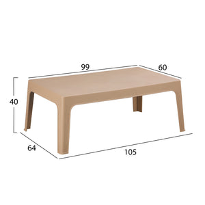 ΣΕΤ LOUNGE 4ΤΜΧ SLEEK HM21275.03 ΚΑΠΟΥΤΣΙΝΟ ΠΟΛΥΠΡΟΠΥΛΕΝΙΟ - Pakobazaar