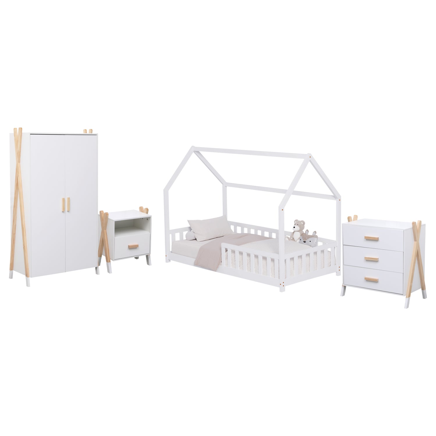 ΣΕΤ ΠΑΙΔΙΚΟΥ ΔΩΜΑΤΙΟΥ 4ΤΜΧ PASCHAL HM21212 - Pakobazaar