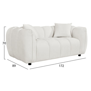 ΣΕΤ ΣΑΛΟΝΙ 3ΘΕΣΙΟΣ & 2ΘΕΣΙΟΣ LYKKE HM10812.02 ΕΚΡΟΥ ΥΦΑΣΜΑ - Pakobazaar