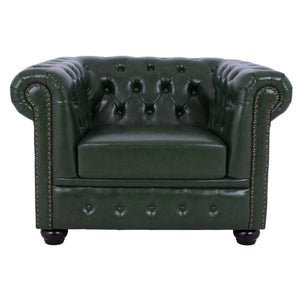 ΣΕΤ ΣΑΛΟΝΙ 3ΤΜΧ MOBAR HM10912.08 PU ΔΕΡΜΑ Τ.CHESTERFIELD ΚΥΠΑΡΙΣΣΙ - Pakobazaar