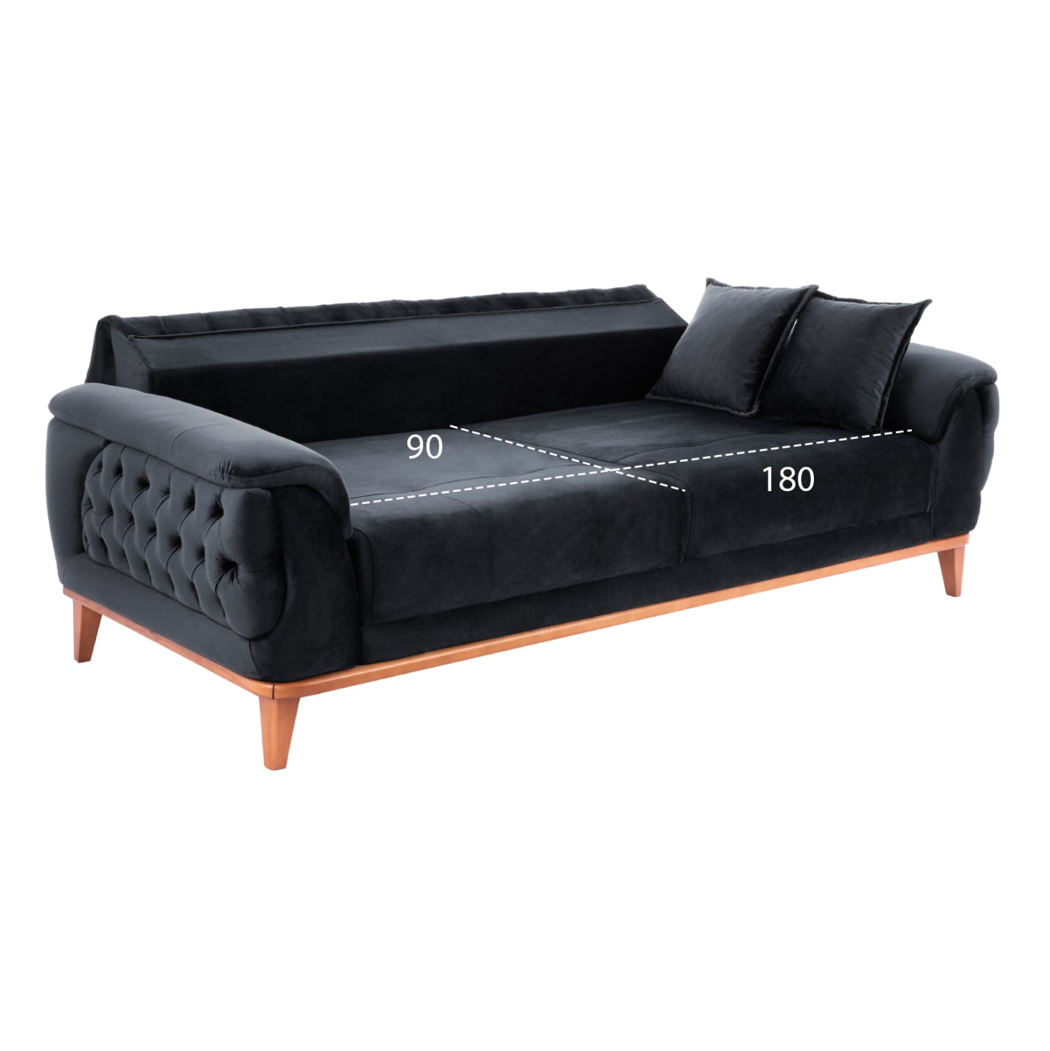 ΣΕΤ ΣΑΛΟΝΙ 3ΤΜΧ BENNINGTON ΜΑΥΡΟ HM11745.01 - Pakobazaar