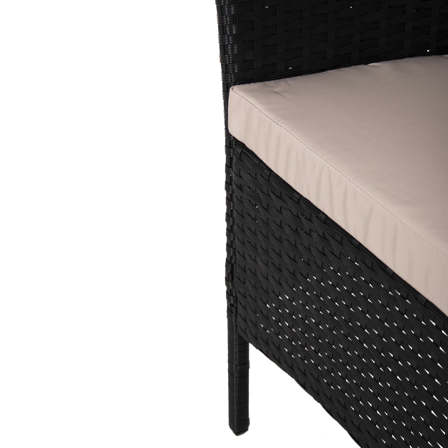 ΣΕΤ ΣΑΛΟΝΙ 4ΤΜΧ STASIA HM6089.01 ΣΥΝΘ.RATTAN ΜΑΥΡΟ-ΚΑΠΟΥΤΣΙΝΟ ΜΑΞΙΛΑΡΙΑ - Pakobazaar