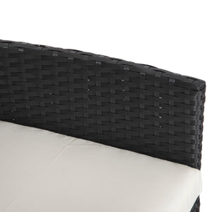 ΣΕΤ ΣΑΛΟΝΙ 4ΤΜΧ STASIA HM6089.04 ΣΥΝΘ.RATTAN ΜΑΥΡΟ-ΜΠΕΖ ΜΑΞΙΛΑΡΙΑ - Pakobazaar