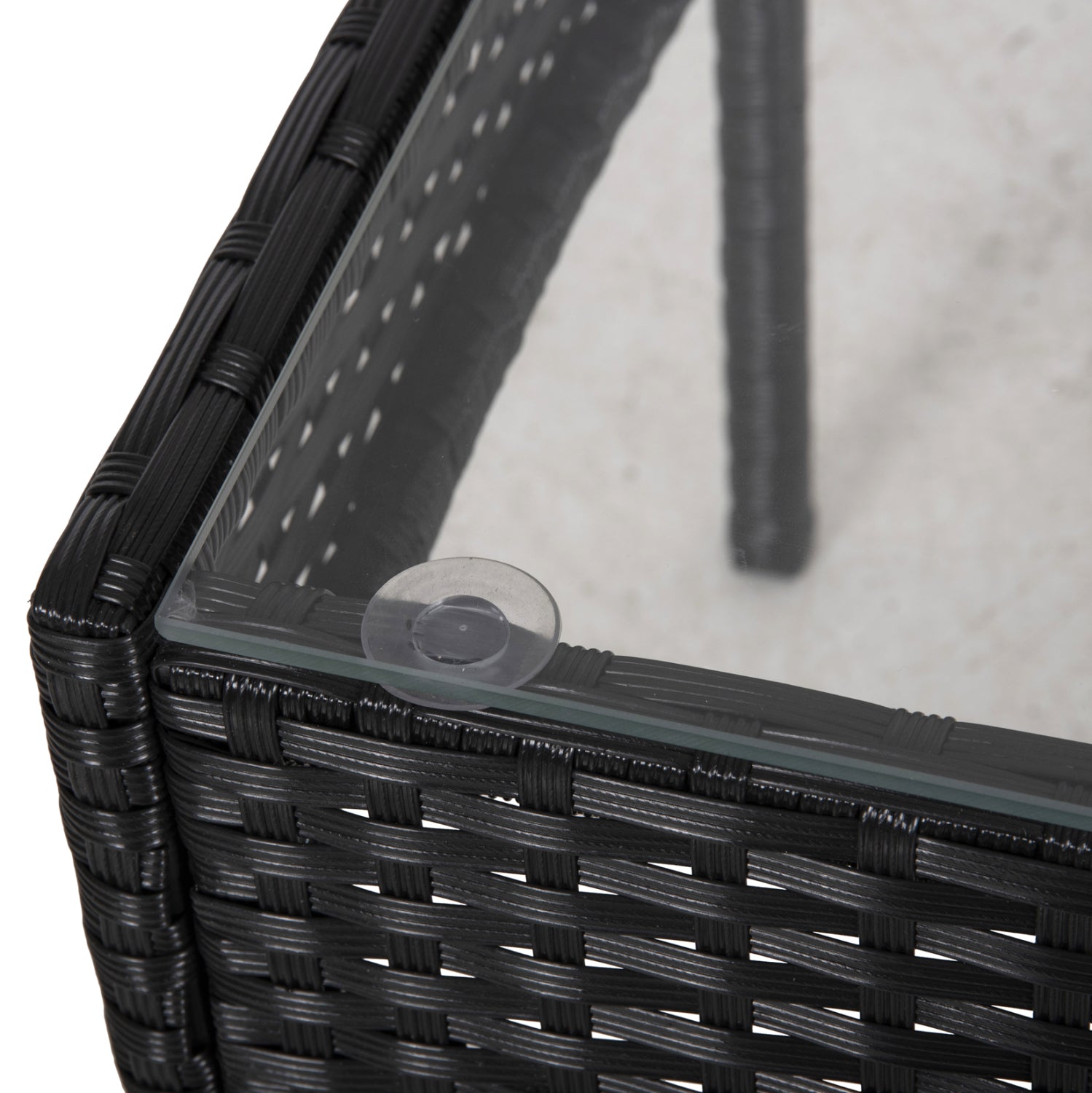 ΣΕΤ ΣΑΛΟΝΙ 4ΤΜΧ STASIA HM6089.04 ΣΥΝΘ.RATTAN ΜΑΥΡΟ-ΜΠΕΖ ΜΑΞΙΛΑΡΙΑ - Pakobazaar