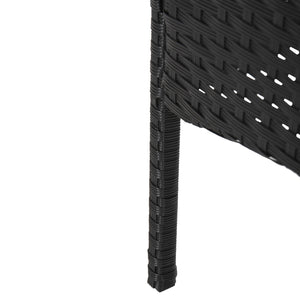 ΣΕΤ ΣΑΛΟΝΙ 4ΤΜΧ STASIA HM6089.04 ΣΥΝΘ.RATTAN ΜΑΥΡΟ-ΜΠΕΖ ΜΑΞΙΛΑΡΙΑ - Pakobazaar