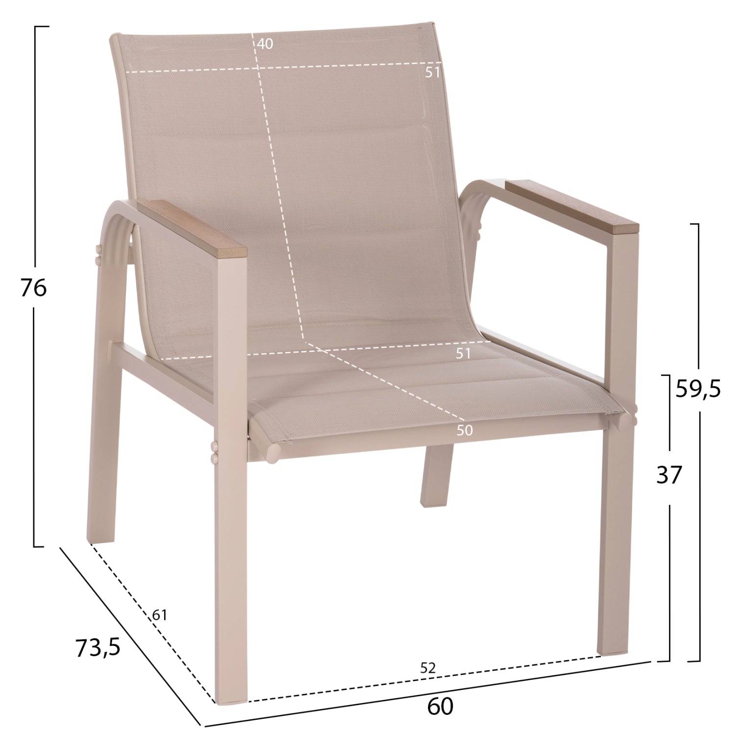 ΣΕΤ ΣΑΛΟΝΙ 4ΤΜΧ JULIETTE HM6280.04 ΚΑΠΟΥΤΣΙΝΟ ΑΛΟΥΜΙΝΙΟ-TEXTILENE--TEMPERED GLASS - Pakobazaar