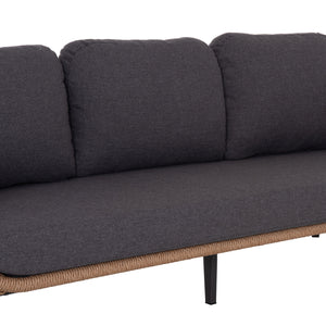 ΣΕΤ ΣΑΛΟΝΙ 5ΤΜΧ STERN HM6555.01 ΓΚΡΙ ΑΛΟΥΜΙΝΙΟ & OLEFIN--TWIST WICKER ΣΕ ΦΥΣΙΚΟ - Pakobazaar