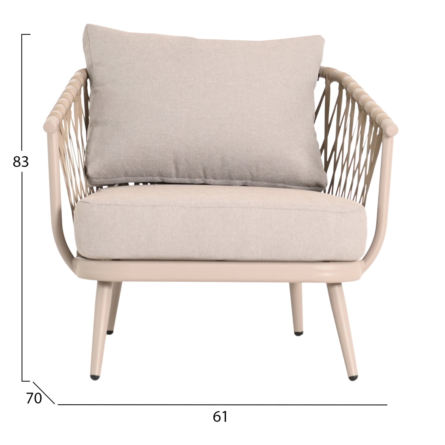 ΣΕΤ ΣΑΛΟΝΙ ΕΞ.ΧΩΡΟΥ 4 ΘΕΣΕΩΝ WILLA HM6505.02 ΑΛΟΥΜΙΝΙΟ-ΣΧΟΙΝΙ ΜΠΕΖ--ΜΑΞΙΛΑΡΙΑ ΓΚΡΙ - Pakobazaar