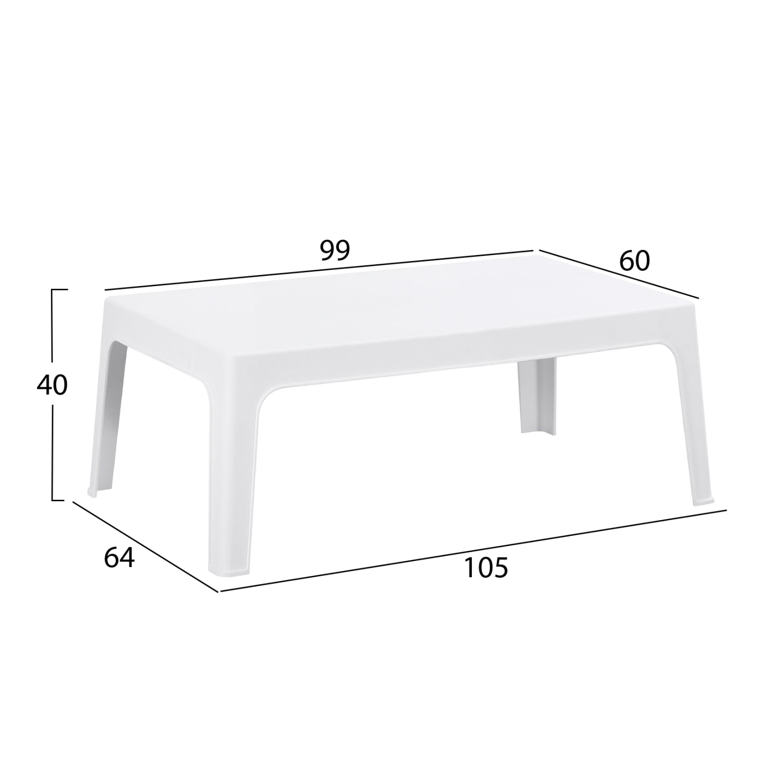 ΣΕΤ ΣΑΛΟΝΙ ΕΞ.ΧΩΡΟΥ 4ΤΜΧ SLEEK HM21268.01 ΛΕΥΚΟ ΠΟΛΥΠΡΟΠΥΛΕΝΙΟ - Pakobazaar