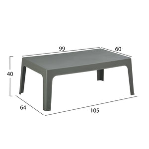 ΣΕΤ ΣΑΛΟΝΙ ΕΞ.ΧΩΡΟΥ 4ΤΜΧ SLEEK HM21268.05 DARK OLIVE GREEN ΠΟΛΥΠΡΟΠΥΛΕΝΙΟ - Pakobazaar