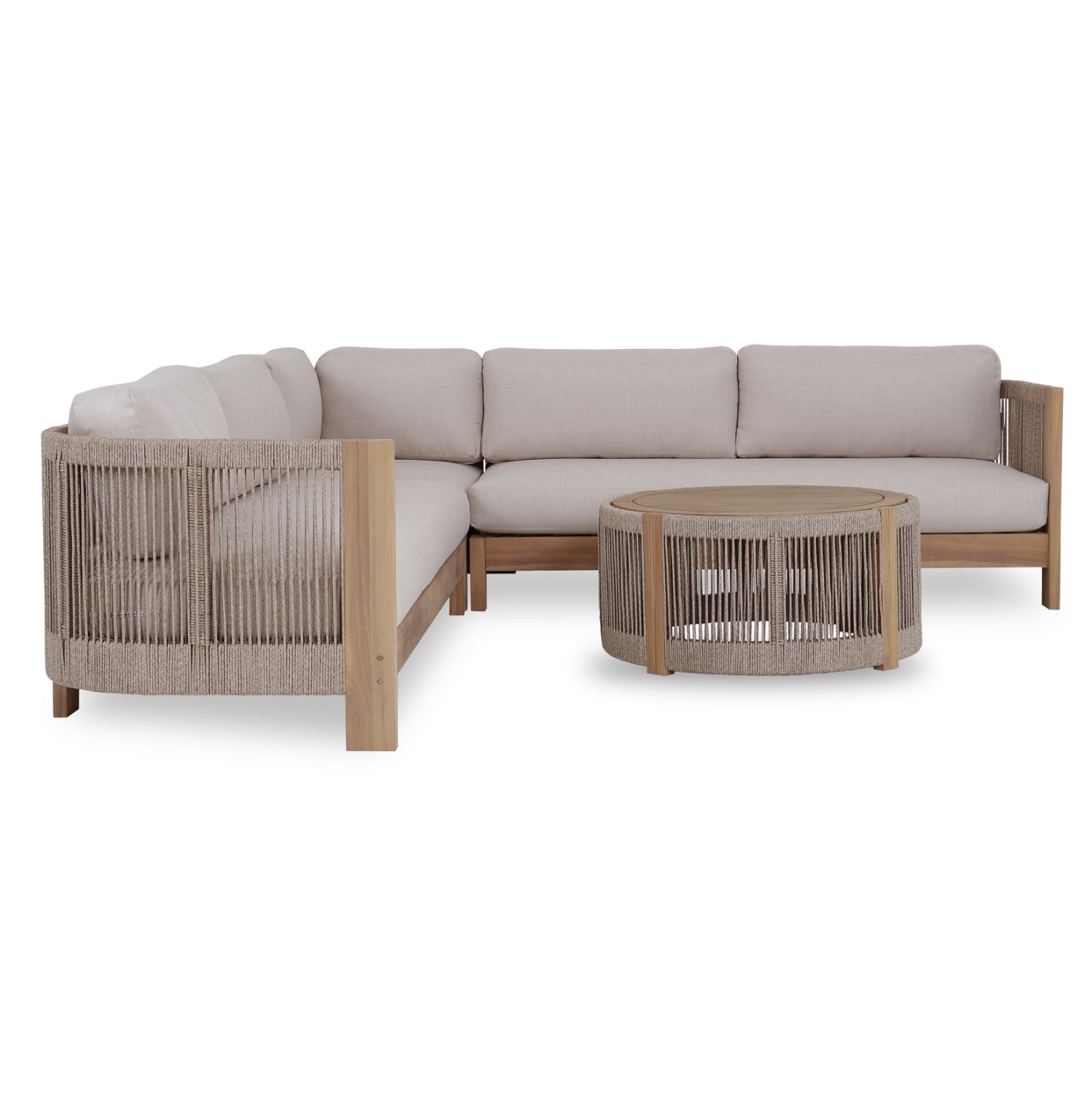 ΣΕΤ ΣΑΛΟΝΙ ΕΞ.ΧΩΡΟΥ ΓΩΝΙΑ ΣΕΙΡΑ ODYSSEY ΗΜ6249 ΞΥΛΟ ΑΚΑΚΙΑΣ-ΣΧΟΙΝΙ-ΜΠΕΖ ΥΦΑΣΜΑ - Pakobazaar