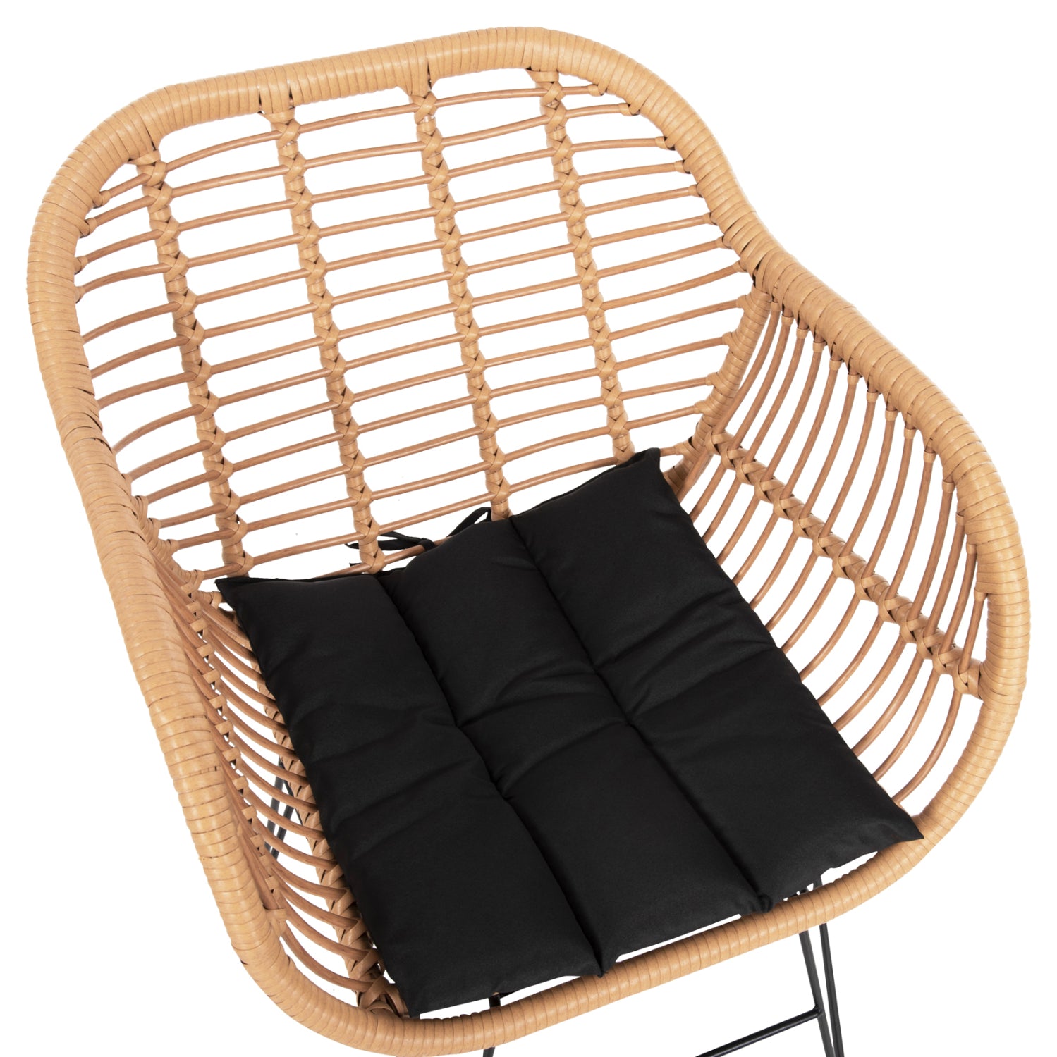 ΣΕΤ ΣΑΛΟΝΙ ΕΞΩΤΕΡΙΚΟΥ ΧΩΡΟΥ 4ΤΜΧ ALLEGRA HM21052 WICKER-ΜΕΤΑΛΛΟ - Pakobazaar