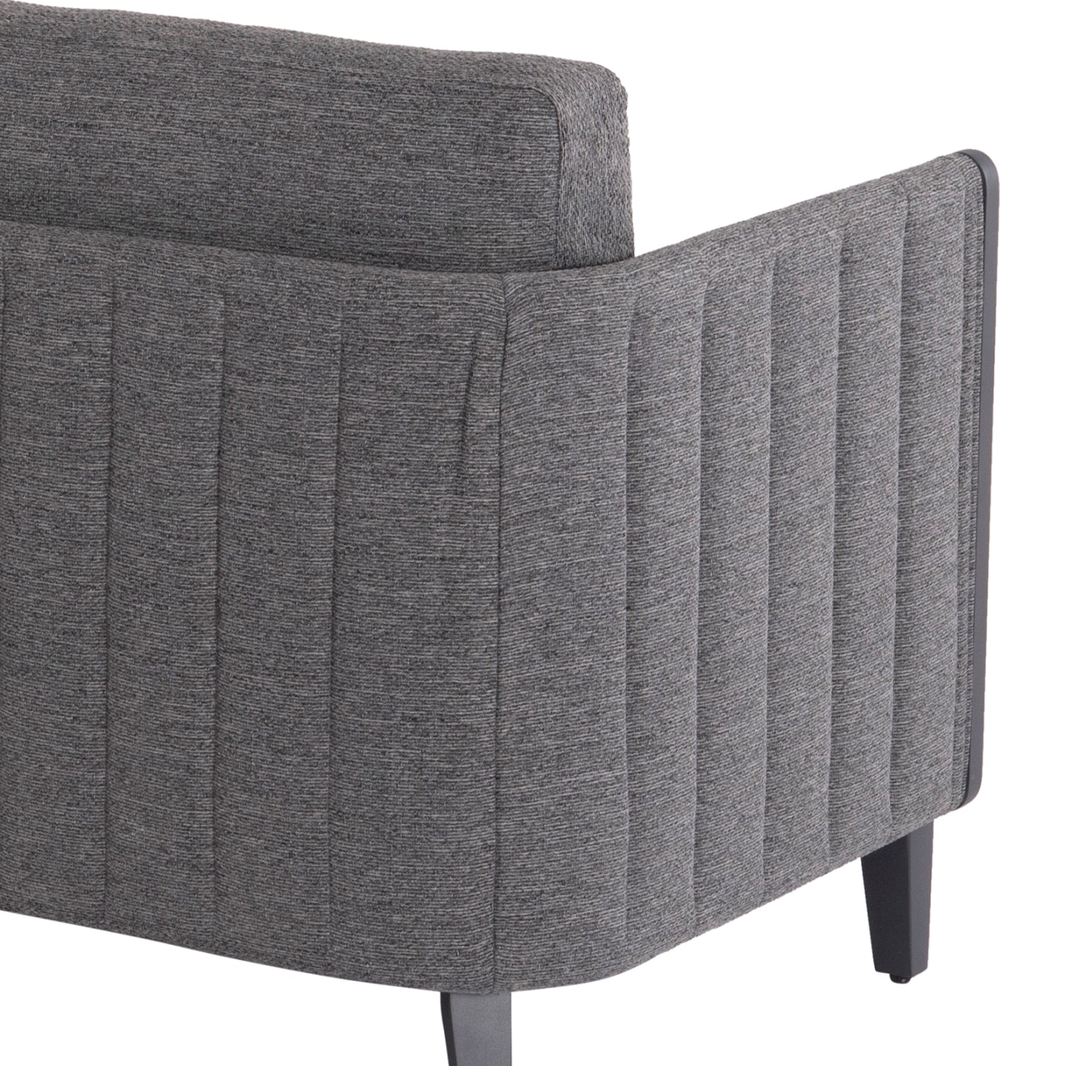 ΣΕΤ ΣΑΛΟΝΙ ΕΞΩΤΕΡΙΚΟΥ ΧΩΡΟΥ 4ΤΜΧ LARRY HM6188.01 ΑΛΟΥΜΙΝΙΟ ΣΚΟΥΡΟ ΓΚΡΙ- P.E.ΥΦΑΣΜΑ - Pakobazaar