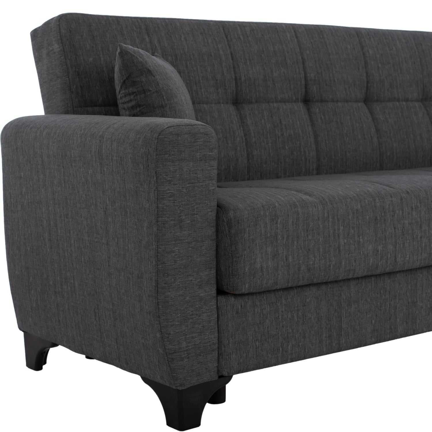 ΣΕΤ ΣΑΛΟΝΙΟΥ ΨΗΛΗ ΠΛΑΤΗ 2ΘΕΣΙΟΣ & 3ΘΕΣΙΟΣ HM11748.03-ΓΚΡΙ - Pakobazaar