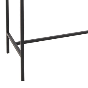 ΣΕΤ ΤΡΑΠΕΖΑΡΙΑ ΜΠΑΡ 5ΤΜΧ BOXY HM9882.01 ΜΑΥΡΟ ΜΕΤΑΛΛΟ-ΜΕΛΑΜΙΝΗ ΣΕ SONAMA - Pakobazaar
