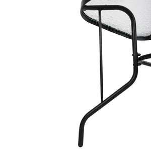 ΣΕΤ ΤΡΑΠΕΖΑΡΙΑΣ 5ΤΜΧ ADAM HM10727.03 ΚΑΡΕΚΛΕΣ ΜΕΤΑΛΛΙΚΕΣ & ΤΡΑΠΕΖΙ 120x70εκ ΜΑΥΡΟ - Pakobazaar