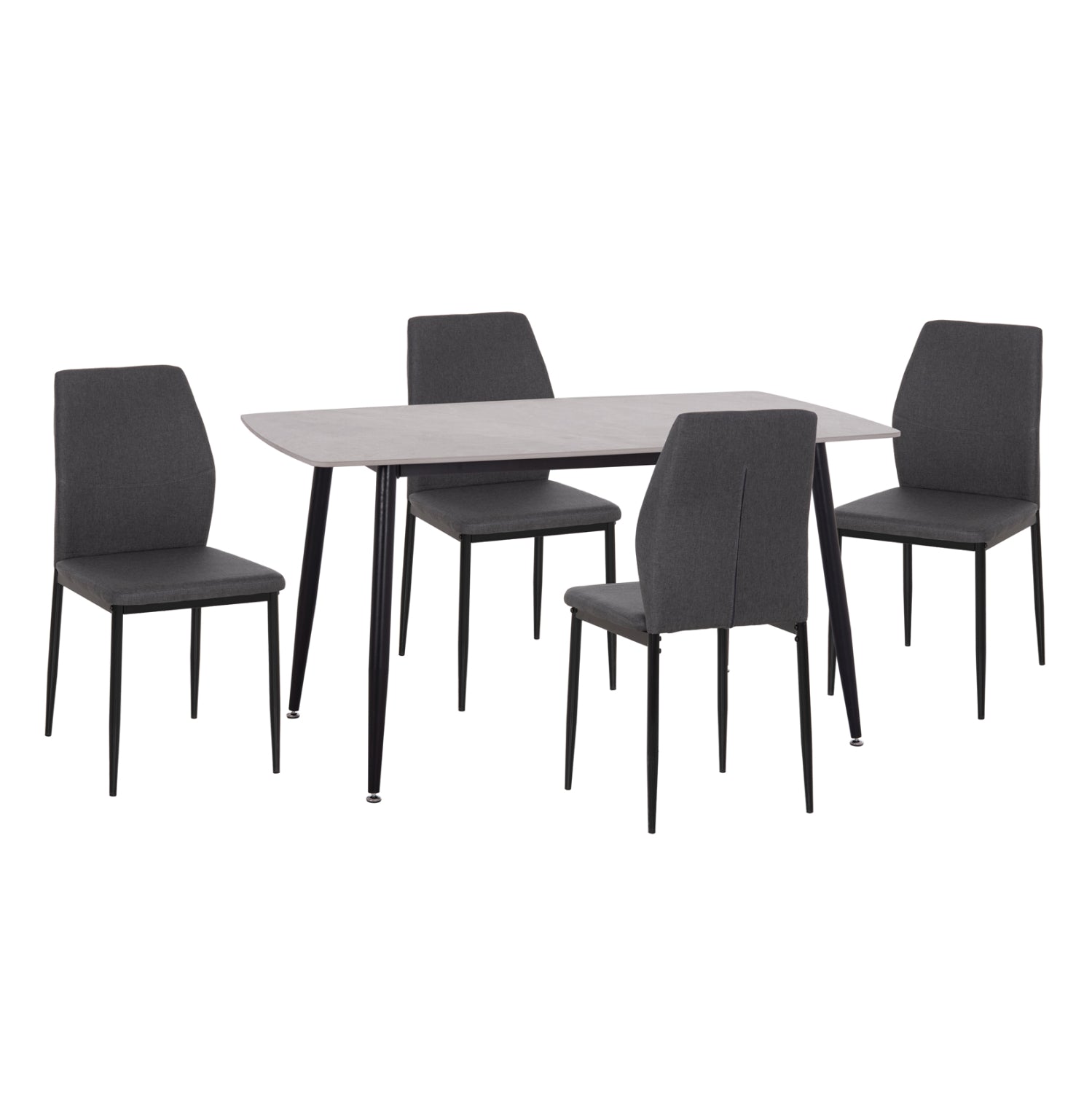 ΣΕΤ ΤΡΑΠΕΖΑΡΙΑΣ 5ΤΜΧ RAVEN HM10743 ΚΕΡΑΜΙΚΟ TOP ΓΚΡΙ ΜΑΡΜΑΡΟ--ΓΚΡΙ ΥΦΑΣΜΑ - Pakobazaar