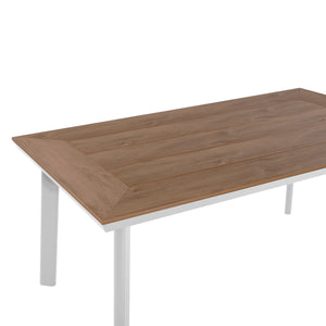 ΣΕΤ ΤΡΑΠΕΖΑΡΙΑΣ 5ΤΜΧ BERG HM10823.01 ΑΛΟΥΜΙΝΙΟ-POLYWOOD-TEXTILENE---ΛΕΥΚΟ - Pakobazaar
