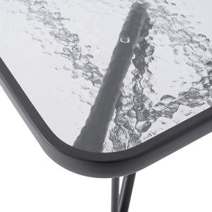 ΣΕΤ ΤΡΑΠΕΖΑΡΙΑΣ 5ΤΜΧ ADAM HM10859.01 ΚΑΡΕΚΛΕΣ ΜΕΤΑΛΛΙΚΕΣ & ΤΡΑΠΕΖΙ 120x70εκ ΓΚΡΙ - Pakobazaar