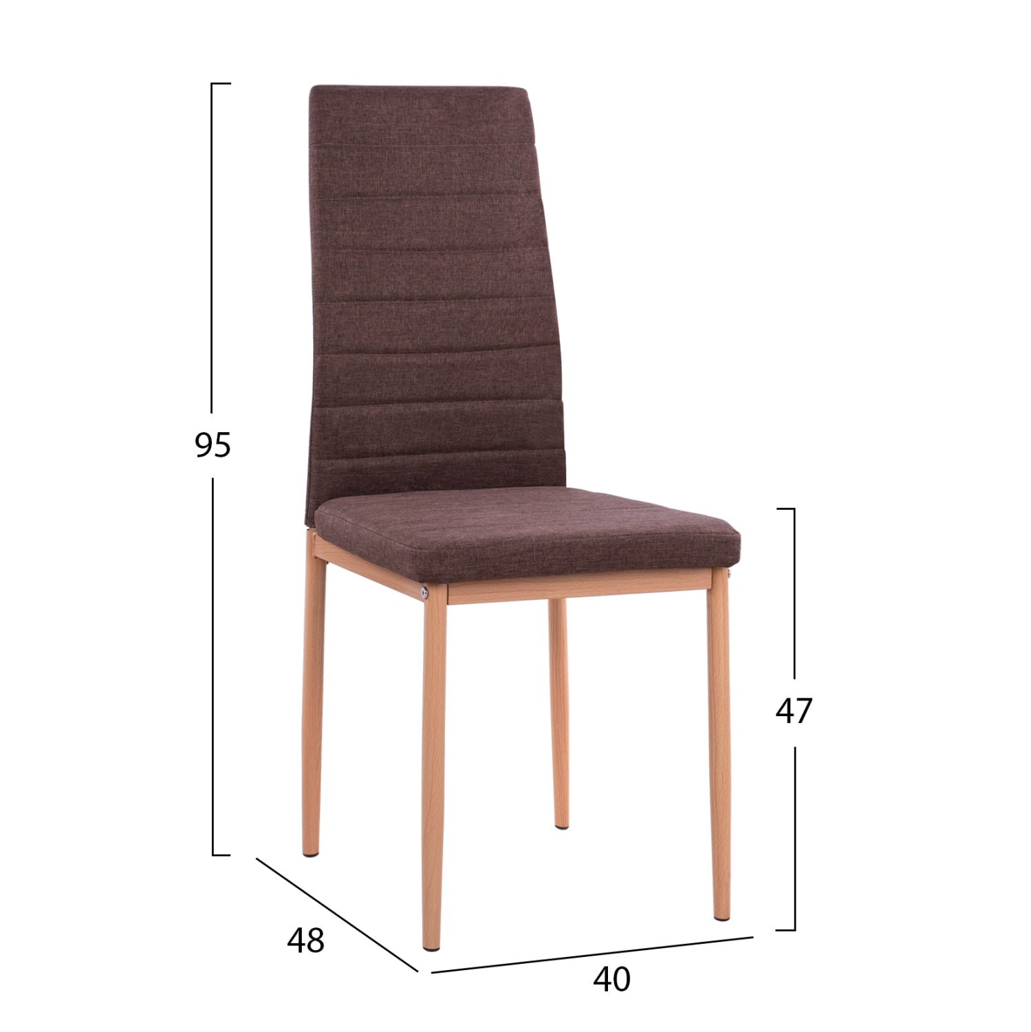 ΣΕΤ ΤΡΑΠΕΖΑΡΙΑΣ 5ΤΜΧ LADY HM11595 ΓΥΑΛΙ--ΜΕΤΑΛΛΟ--MDF ΣΕ SONAMA & ΚΑΦΕ ΥΦΑΣΜΑ - Pakobazaar