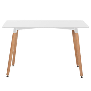 ΣΕΤ ΤΡΑΠΕΖΑΡΙΑΣ 5ΤΜΧ MINIMAL HM11767 ΛΕΥΚΟ MDF-ΜΠΕΖ ΥΦΑΣΜΑ - Pakobazaar