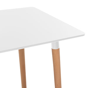 ΣΕΤ ΤΡΑΠΕΖΑΡΙΑΣ 5ΤΜΧ MINIMAL HM11767 ΛΕΥΚΟ MDF-ΜΠΕΖ ΥΦΑΣΜΑ - Pakobazaar