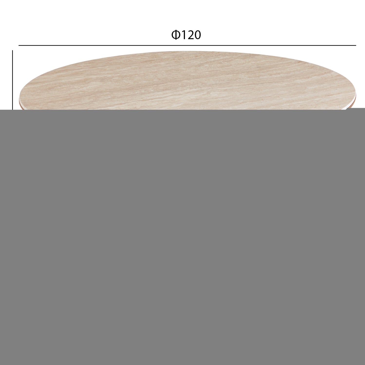 ΣΕΤ ΤΡΑΠΕΖΑΡΙΑΣ 5ΤΜΧ WALDEN HM12104.03 ΚΕΡΑΜΙΚΟ TOP ΤΡΑΒΕΡΤΙΝΑ--ΥΦΑΣΜΑ TAUPE - Pakobazaar