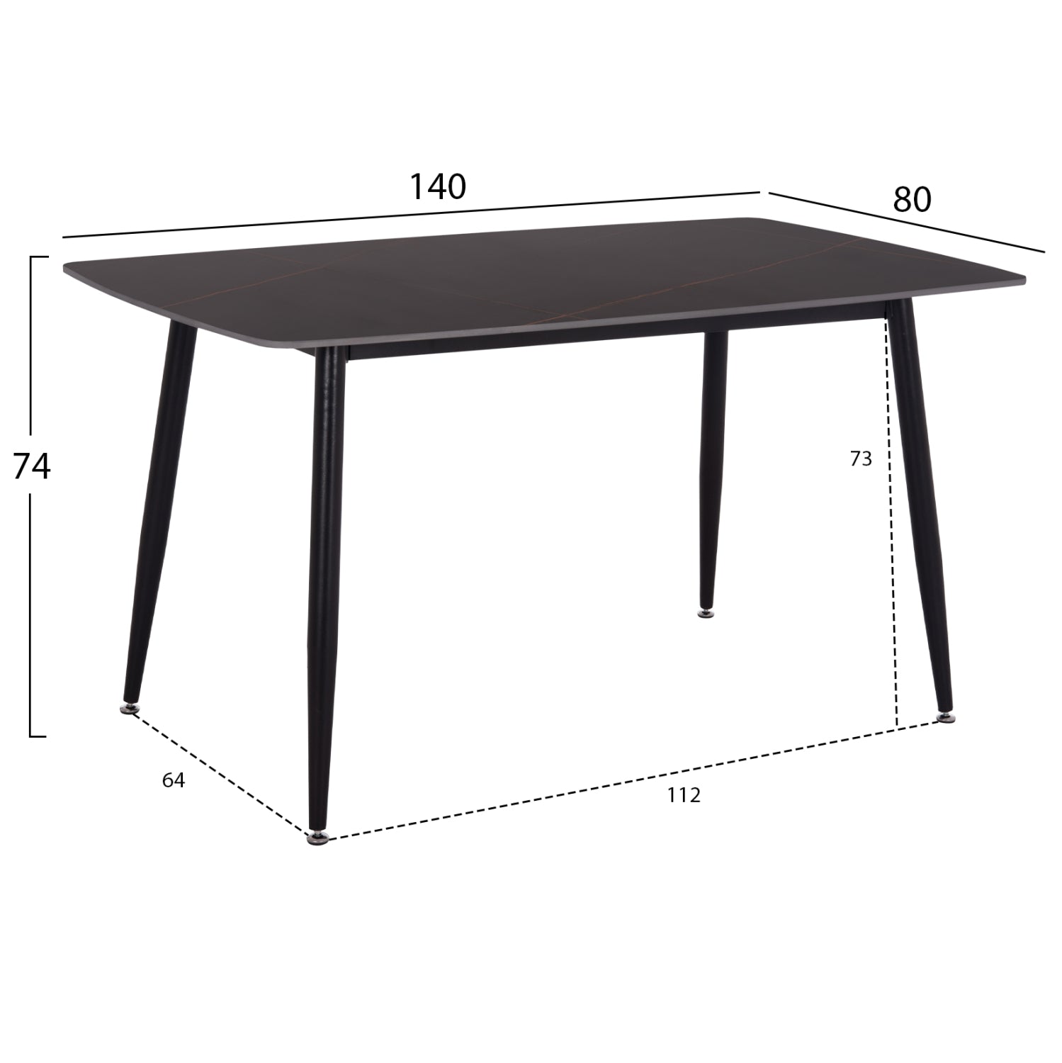 ΣΕΤ ΤΡΑΠΕΖΑΡΙΑΣ 5ΤΜΧ RAVEN HM12116.03 ΚΕΡΑΜΙΚΟ TOP ΜΑΥΡΟ ΜΑΡΜΑΡΟ--ΜΑΥΡΟ ΒΕΛΟΥΔΟ - Pakobazaar