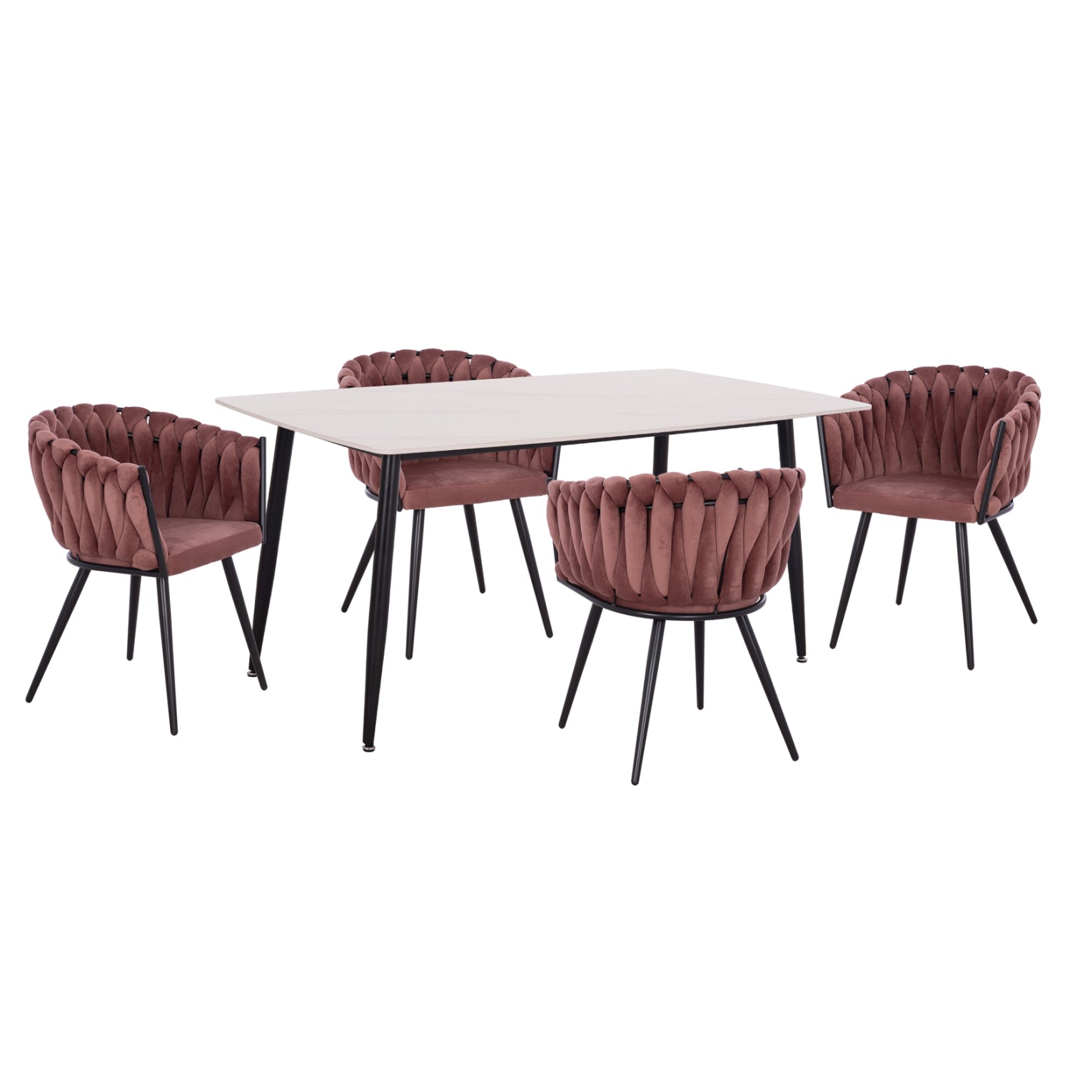 ΣΕΤ ΤΡΑΠΕΖΑΡΙΑΣ 5ΤΜΧ RAVEN HM12117.01 ΚΕΡΑΜΙΚΟ TOP ΛΕΥΚΟ ΜΑΡΜΑΡΟ--ΣΑΠΙΟ ΜΗΛΟ ΒΕΛΟΥΔΟ