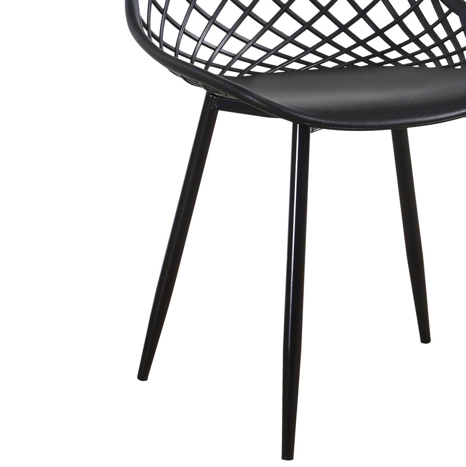 ΣΕΤ ΤΡΑΠΕΖΑΡΙΑΣ 5ΤΜΧ LIO HM21175 MDF TOP & ΠΟΛΥΠΡΟΠΥΛΕΝΙΟ ΣΕ ΜΑΥΡΟ - Pakobazaar